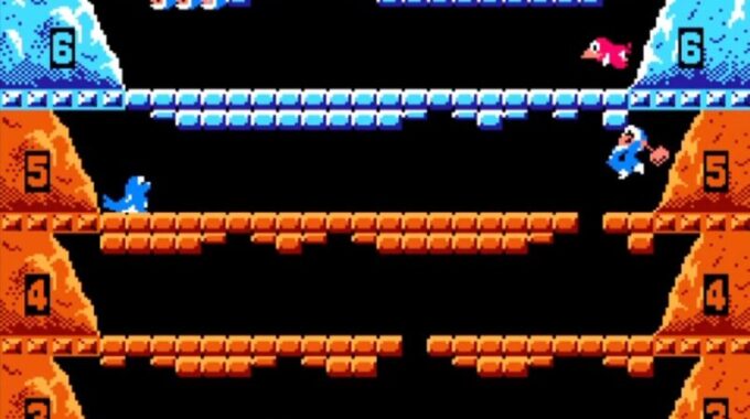 「アイスクライマー」フィールド３