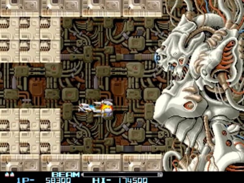 「R-TYPEⅡ」ステージ１ボス